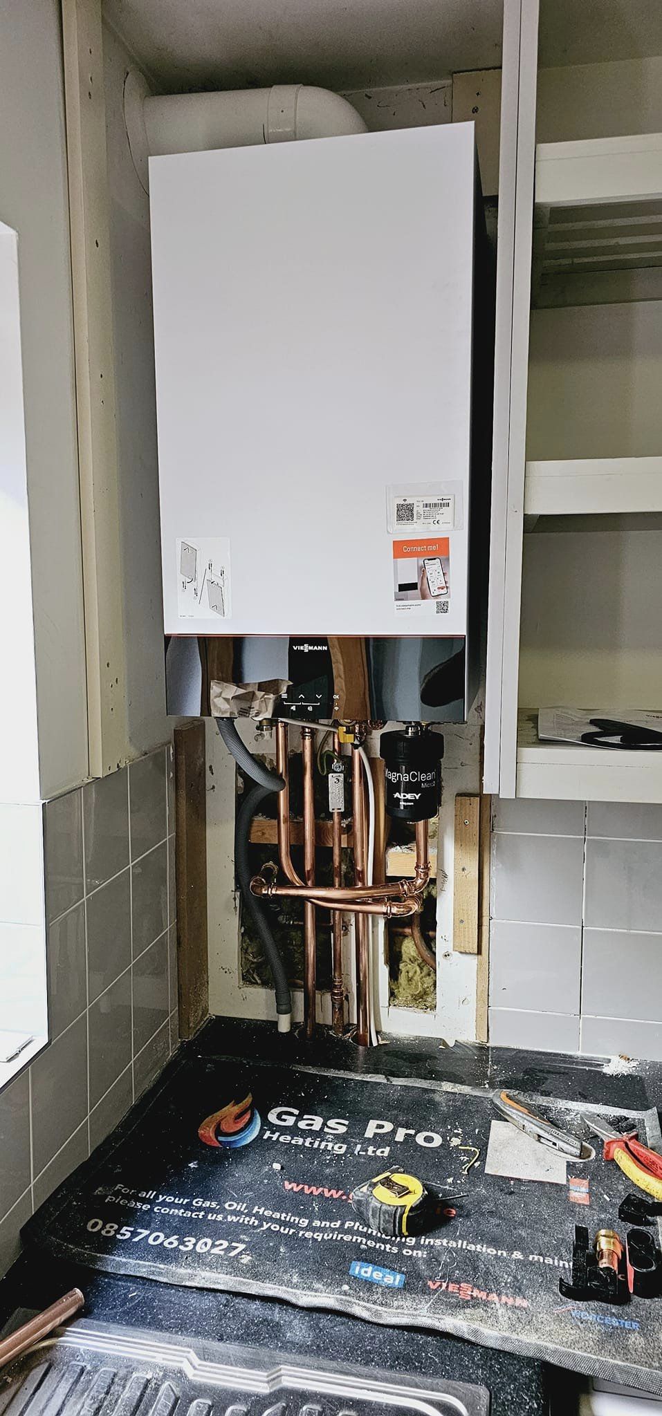 Viessmann Boiler installation in Killiney by K. O’Brien Heating and Plumbing